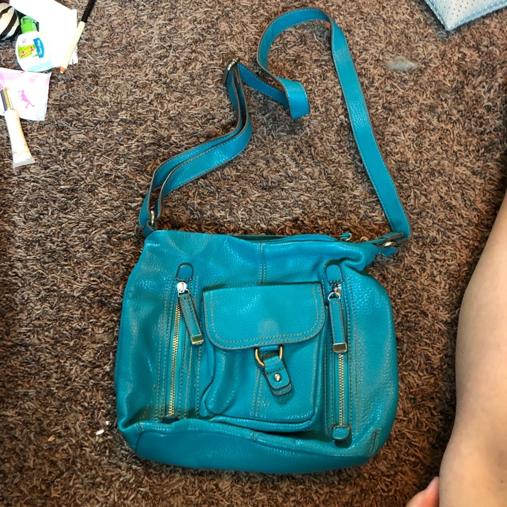 Teal St. John's Bay purse